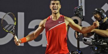 Alcaraz es sexto en ranking mundial de tenis.