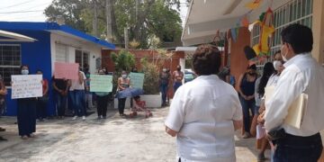 A punto de caer el techo del preescolar Rosaura Zapata
