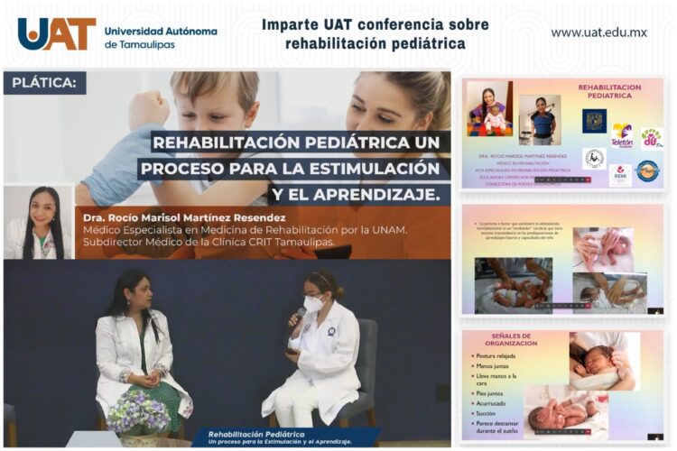 Imparte UAT conferencia sobre rehabilitación pediátrica