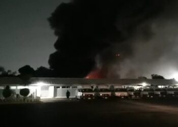 Se incendian instalaciones de la Guardia Nacional en Iztapalapa