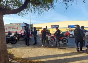 Choque de motos deja lesionado en Culiacán