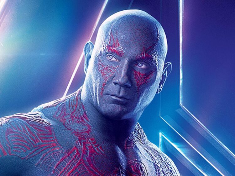 Guardianes de la Galaxia Vol. 3: el actor Dave Bautista dirá adiós al personaje más invisible del mundo, Drax en esta tercera entrega.