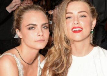 Viralizan imágenes de Amber Heard y Cara Delevingne besándose en un ascensor