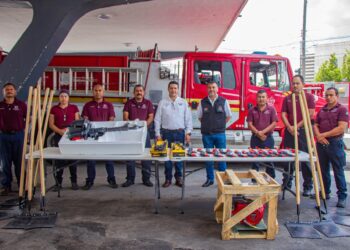 Recibe Protección Civil y Bomberos de Matamoros más herramientas y equipo