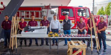 Recibe Protección Civil y Bomberos de Matamoros más herramientas y equipo