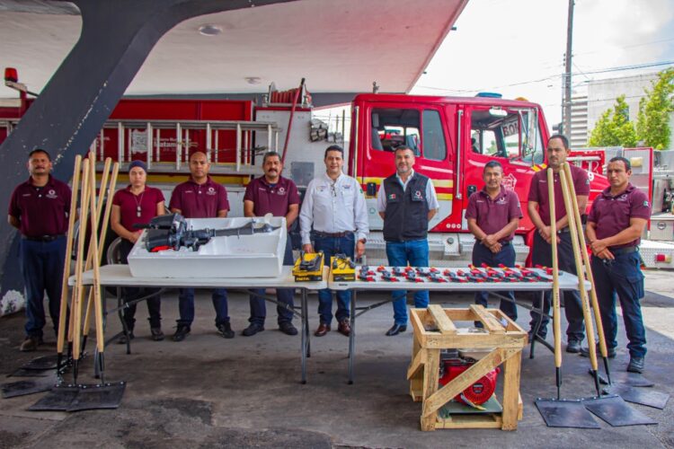 Recibe Protección Civil y Bomberos de Matamoros más herramientas y equipo