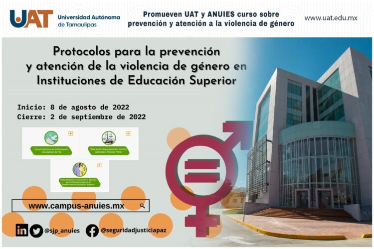 Promueven UAT y ANUIES curso sobre prevención y atención a la violencia de género