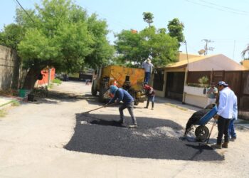 Reporta Obras Públicas Municipal mejoras en vialidades de Victoria