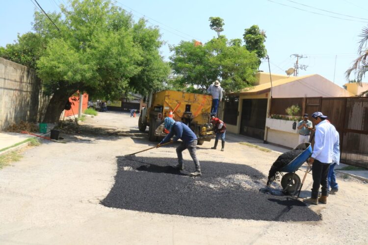 Reporta Obras Públicas Municipal mejoras en vialidades de Victoria