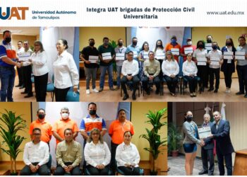 Integra la UAT brigadas de protección civil universitaria
