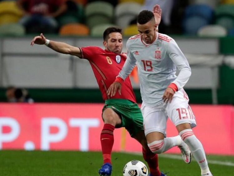 Empatan 1-1 España y Portugal