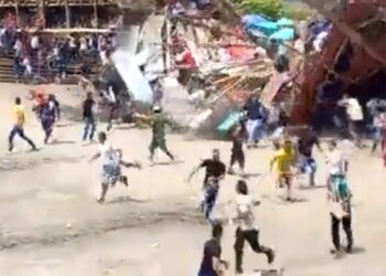 Se derrumba una plaza de toros en Colombia, hay cuatro fallecidos