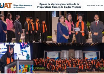 Egresa la séptima generación de la Preparatoria 3 de la UAT