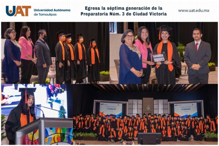 Egresa la séptima generación de la Preparatoria 3 de la UAT