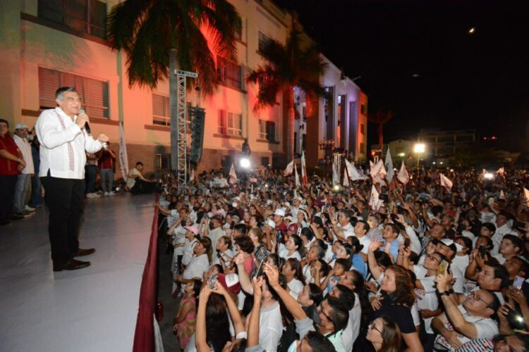 Festejan Cd. Victoria el virtual triunfo de Américo Villarreal en Tamaulipas