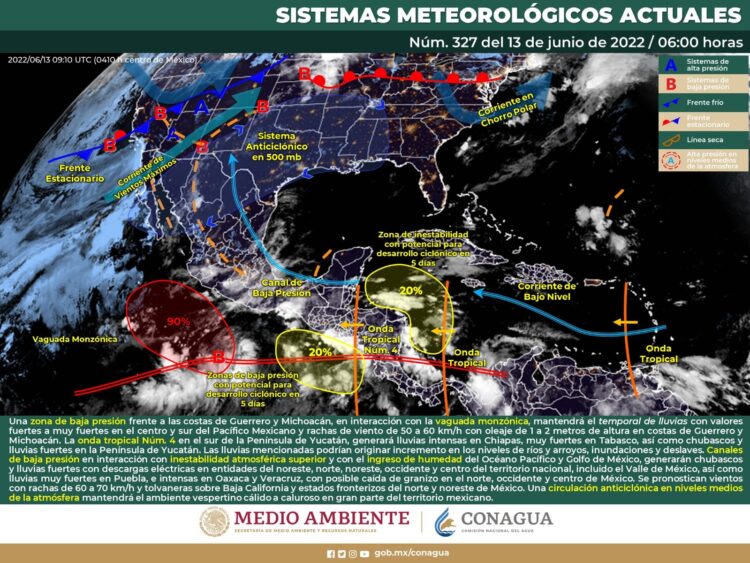 Será un lunes caluroso
