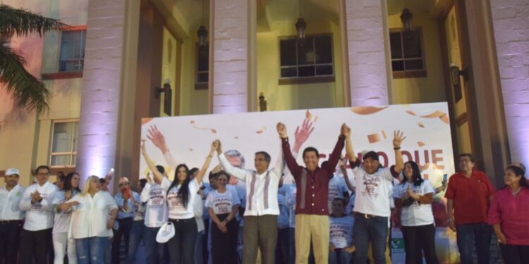 No nos arrebatarán la victoria advierte Américo Villarreal en segundo festejo placero