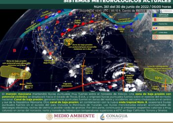 Vigilan formación de tormenta tropical en el Golfo de México