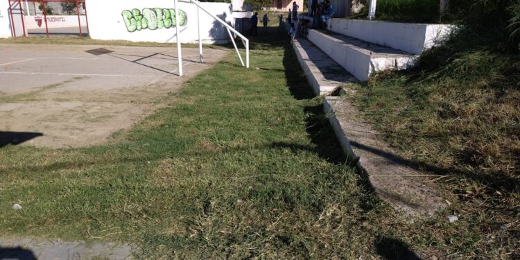 Limpiando espacios para hacer deporte