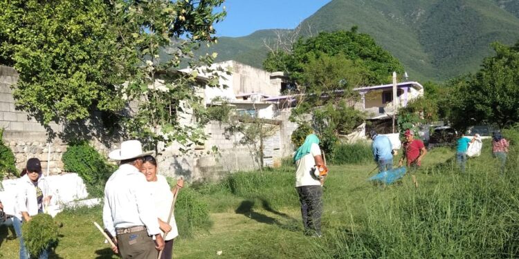 Limpiando espacios para hacer deporte