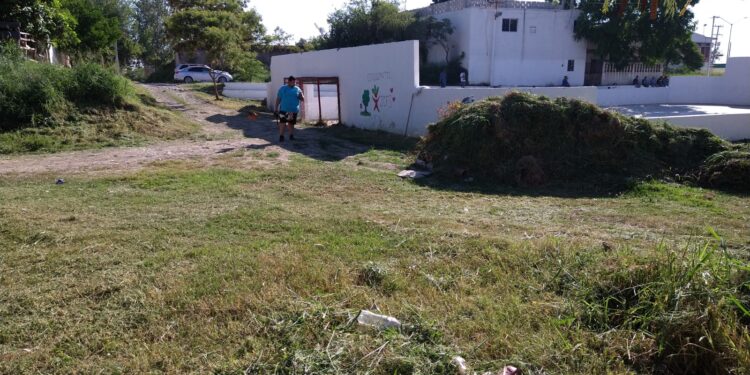 Limpiando espacios para hacer deporte