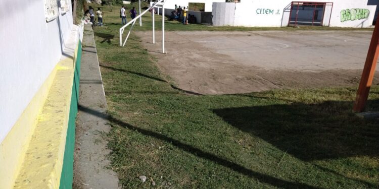 Limpiando espacios para hacer deporte