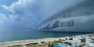Llega monzón mexicano con «nube de cinturón» a Tamaulipas.