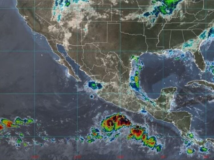 Se forma depresión tropical frente a costas de Guerrero y Oaxaca