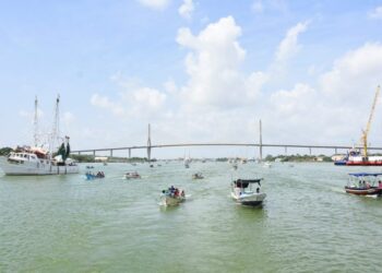 Tamaulipas celebra la procesión náutica de la Virgen del Carmen