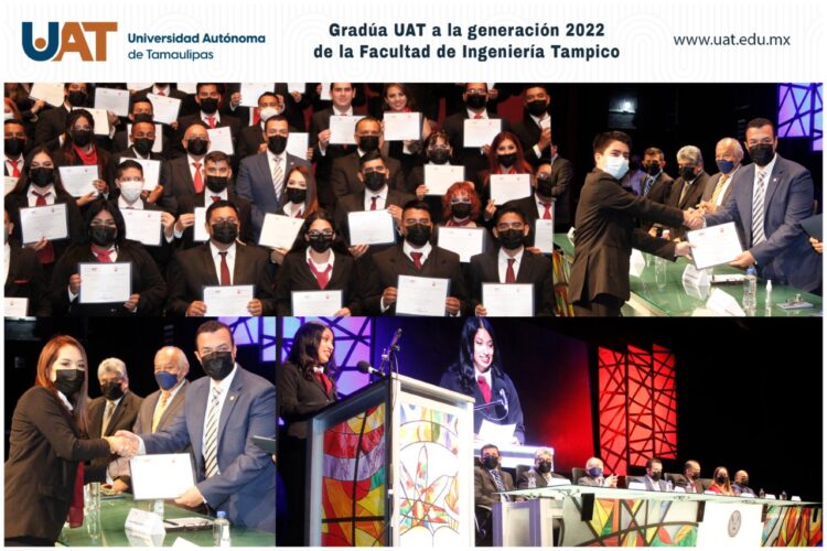 Gradúa UAT a la generación 2022 de la Facultad de Ingeniería Tampico
