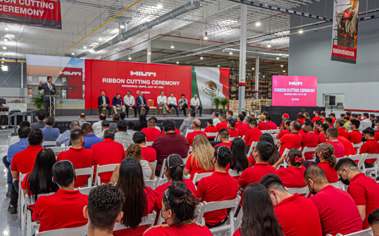 Inauguran extensión de planta 10 de HILTI-Matamoros, generará 250 empleos más