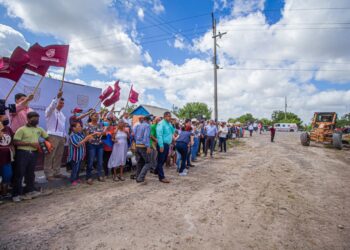 Más de 20 años esperaron obras; hoy, Gobierno de Matamoros les cumple a familias del campo