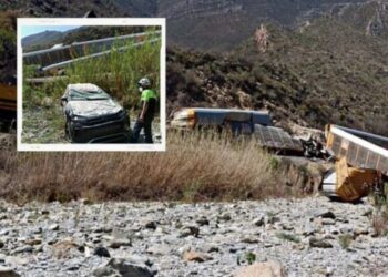 Se descarrilan 9 vagones y se dañan 50 autos en Nuevo León