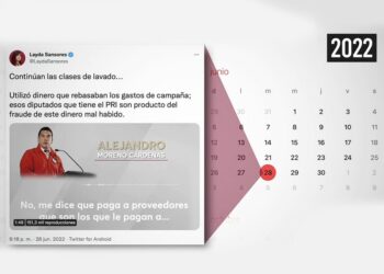 Elimina Layda Sansores audioescándalos de ‘Alito’ Moreno