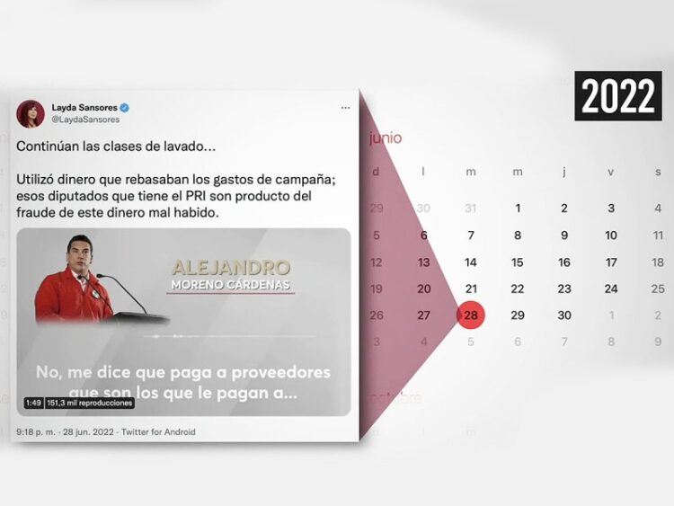 Elimina Layda Sansores audioescándalos de ‘Alito’ Moreno