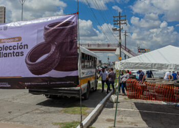Realiza Gobierno de Matamoros campaña de recolección de llantas en desuso