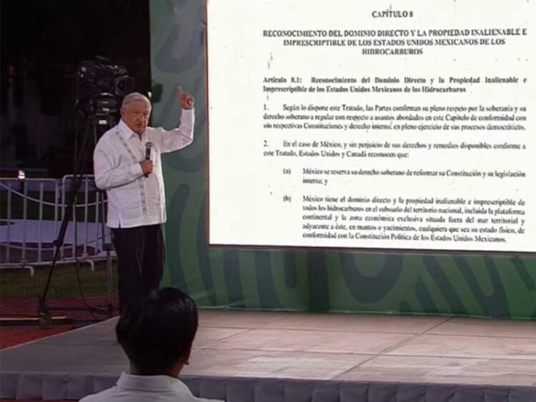 No estamos incumpliendo ningún compromiso del T-MEC, según AMLO