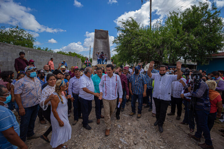 Lleva Gobierno de Matamoros beneficios sin precedentes al ejido El Refugio