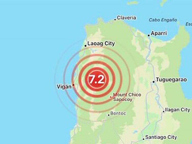 Terremoto de magnitud 7.1 golpea el norte de Filipinas