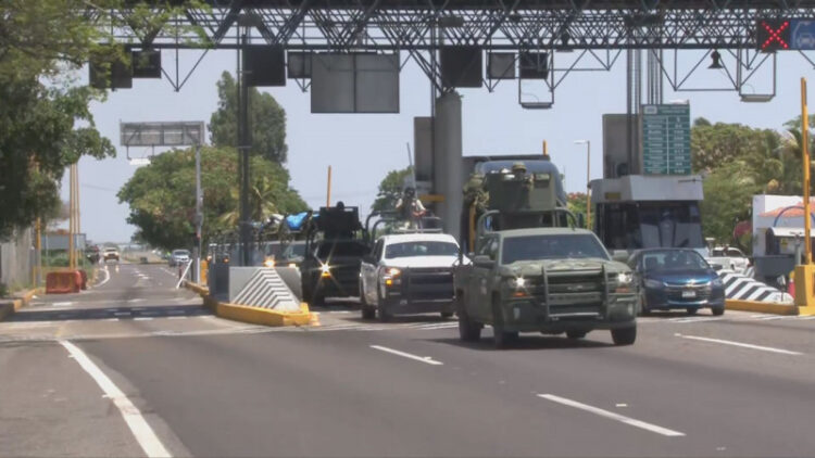 Llegan mas elementos del ejército y Guardia Nacional en Culiacán