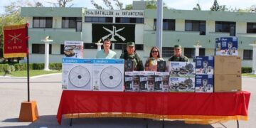 Dona el CIEST aparatos electrodomésticos a Sedena