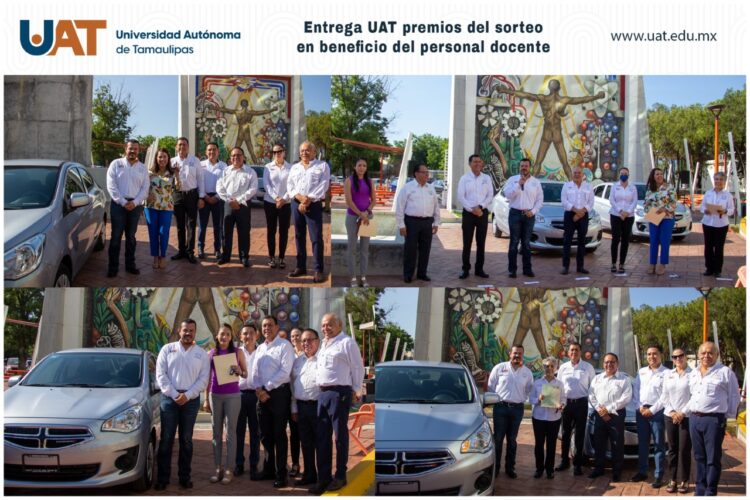 Entrega UAT premios en beneficio del personal docente