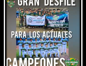 Desfilarán en honor a campeones de béisbol infantil de la Santa María de Aguayo