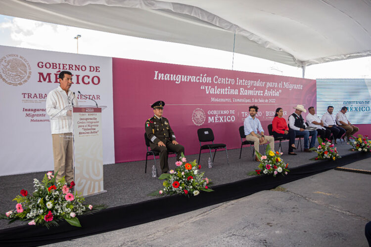 Inauguran en Matamoros Centro Integrador para el Migrante “Valentina Ramírez Avitia”