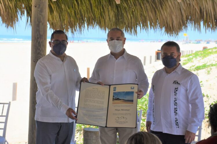 Playa Miramar logra distintivo internacional Blue Flag por limpieza y gestión ambiental