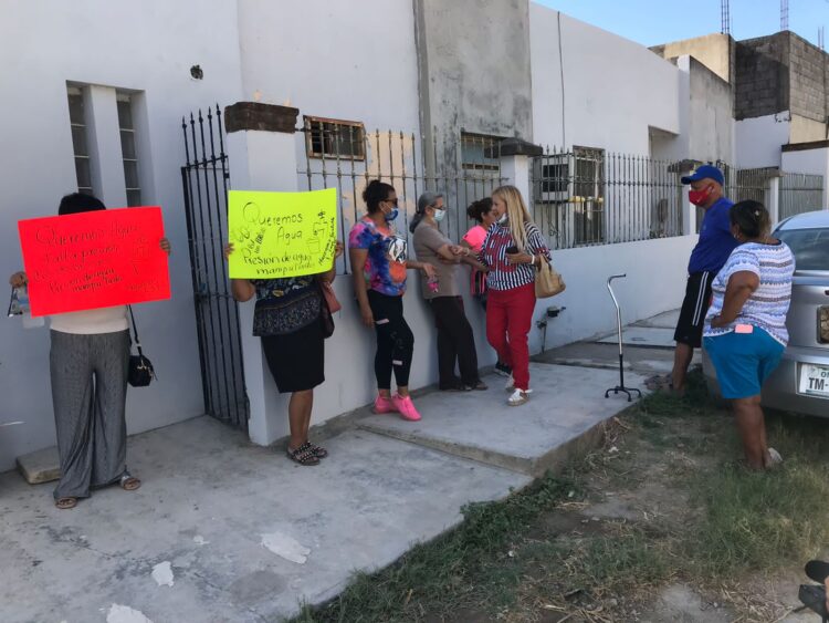 Piden con protesta agua a Comapa