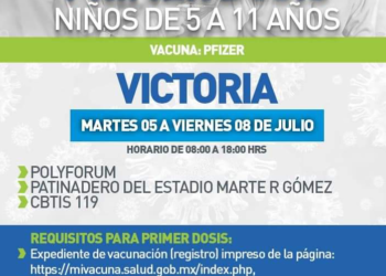 Arranca hoy jornada de vacunación contra Covid para niños de 5 a 11 años