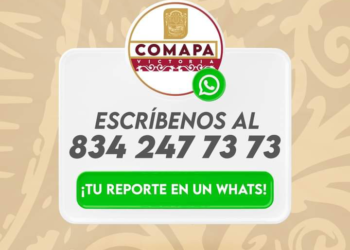 Comapa Victoria habilita WhatsApp para atender reportes ciudadanos
