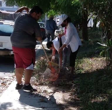 Prosiguen trabajos de restauración y limpieza en espacios públicos deportivos del municipio
