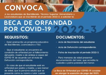 Ofrece UAT a sus estudiantes la beca de orfandad por Covid-19